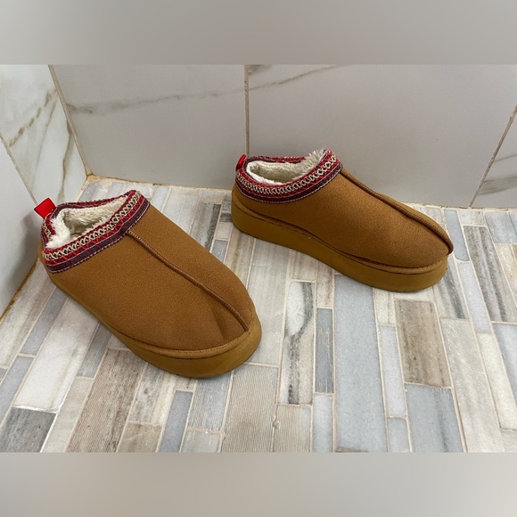 Women Tasman Slippers Platform Slipper Mini Boots Short Ankle Boot Fur Fleece - Picture 7 of 12